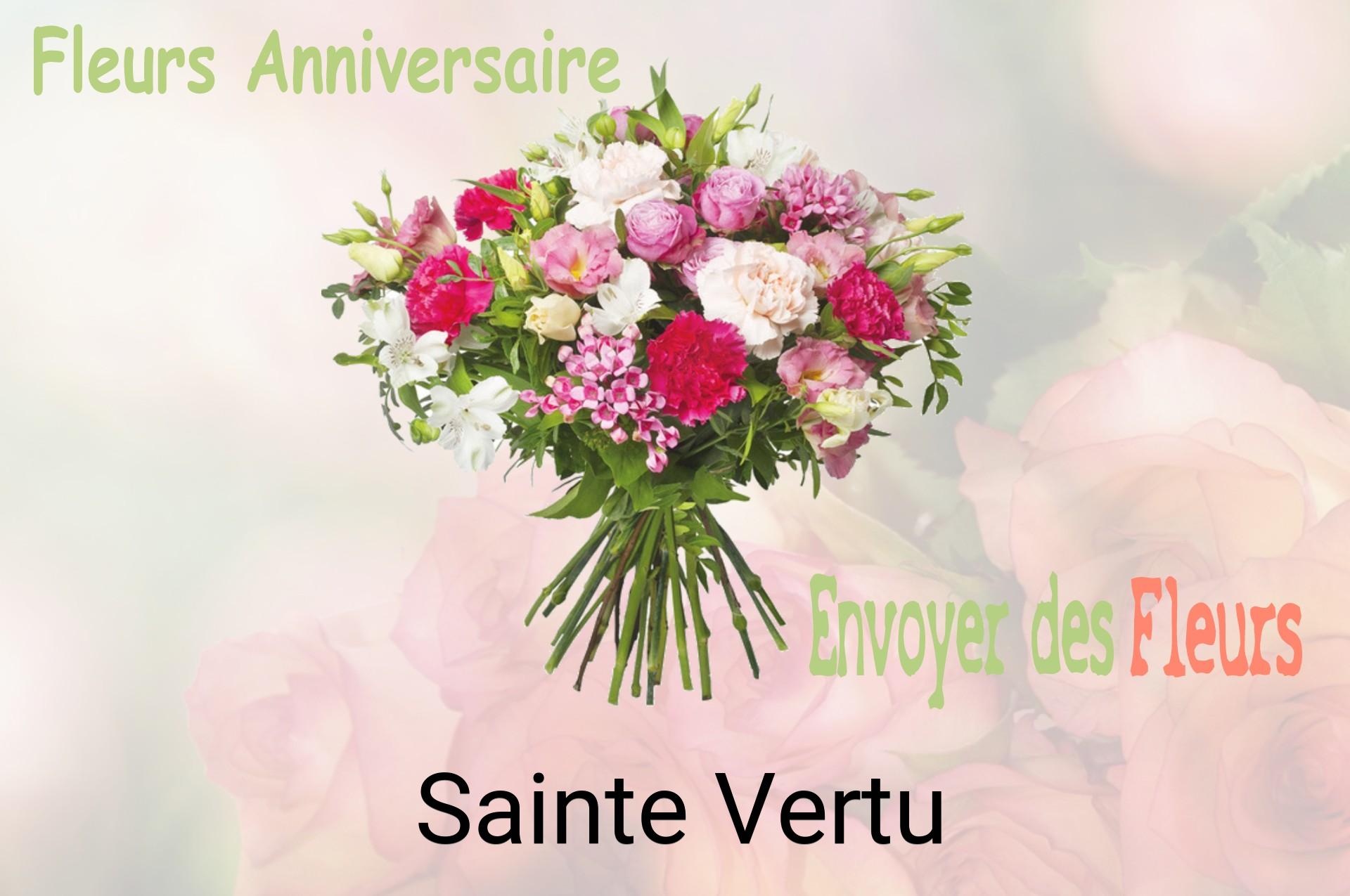 Bouquet de fleurs d’anniversaire livré à Sainte-Vertu