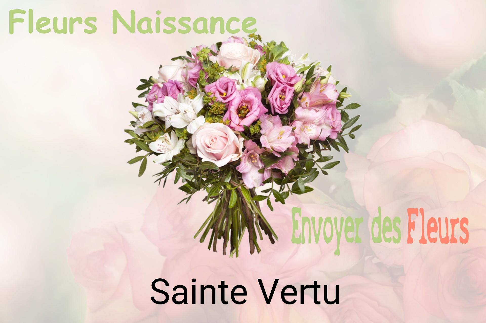 Bouquet de fleurs de naissance livré à Sainte-Vertu